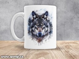 Hrnek - 0398 - Forest - Vlk v krajině 02